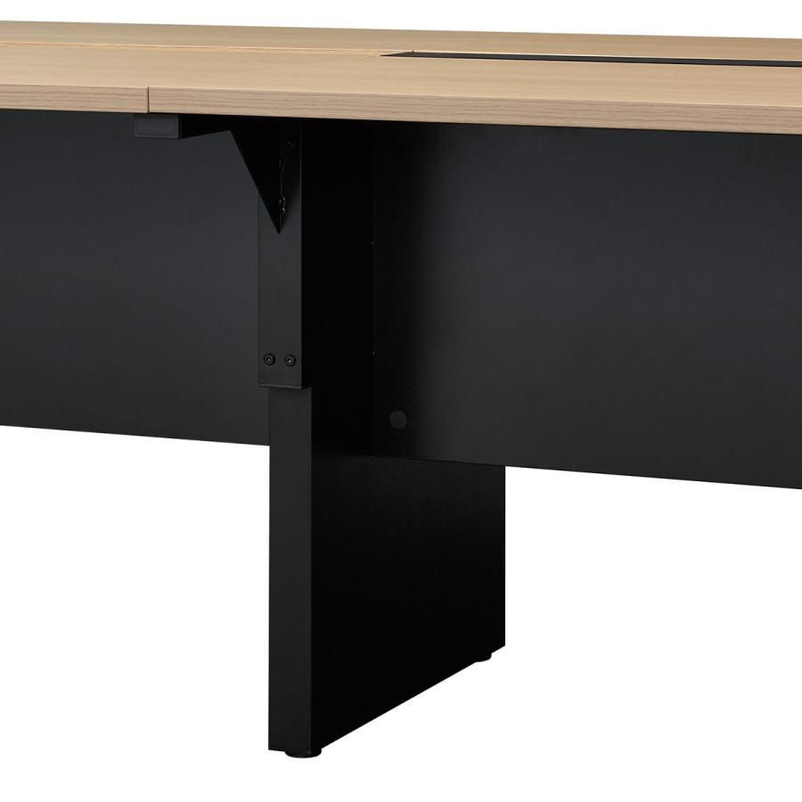 フリーアドレスデスク(FA1-2400 OAK/BK) ニトリの画像