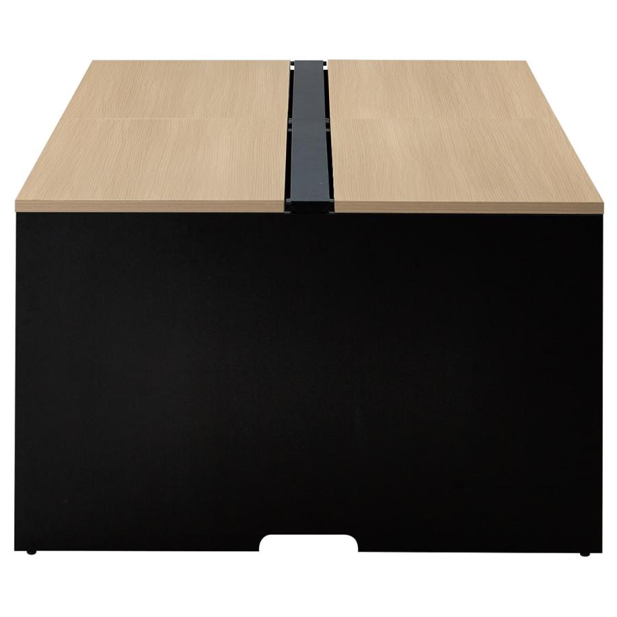 フリーアドレスデスク(FA1-2400 OAK/BK) ニトリの画像
