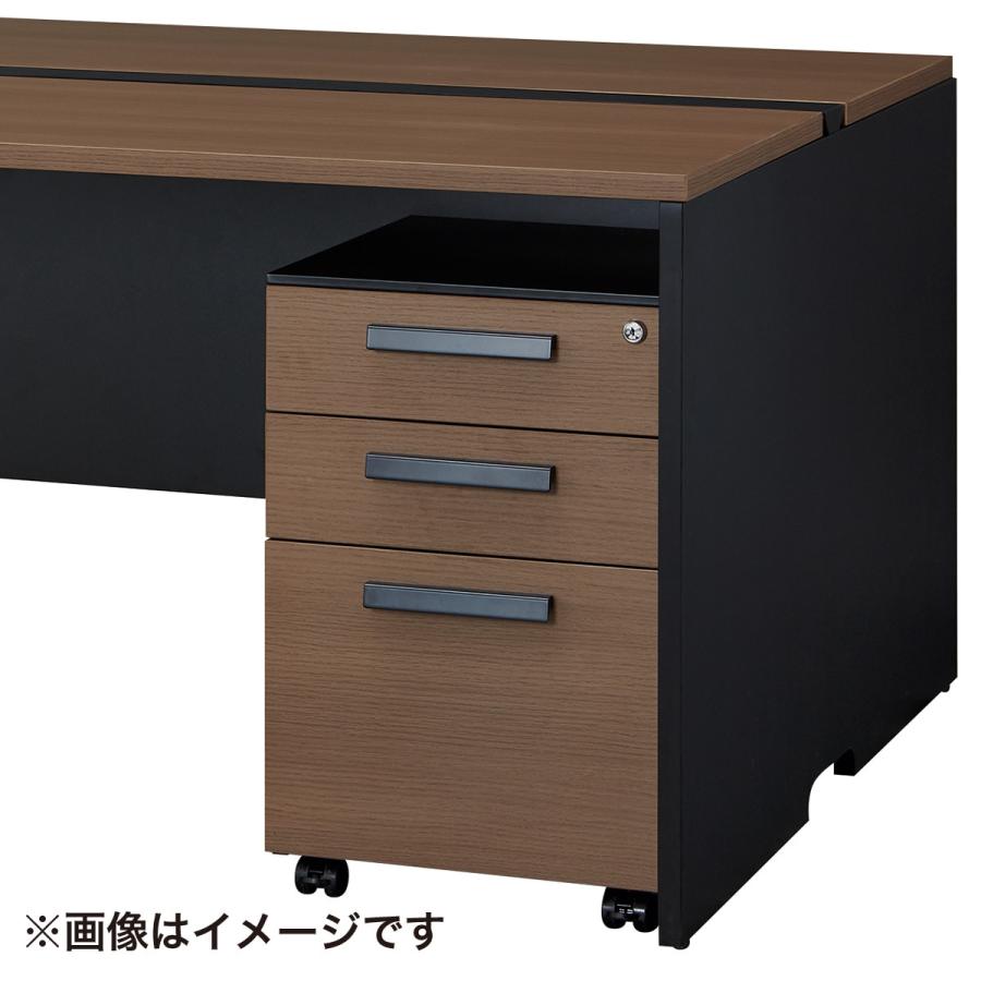 フリーアドレスデスク(FA1-2400  WN/BK) ニトリの画像