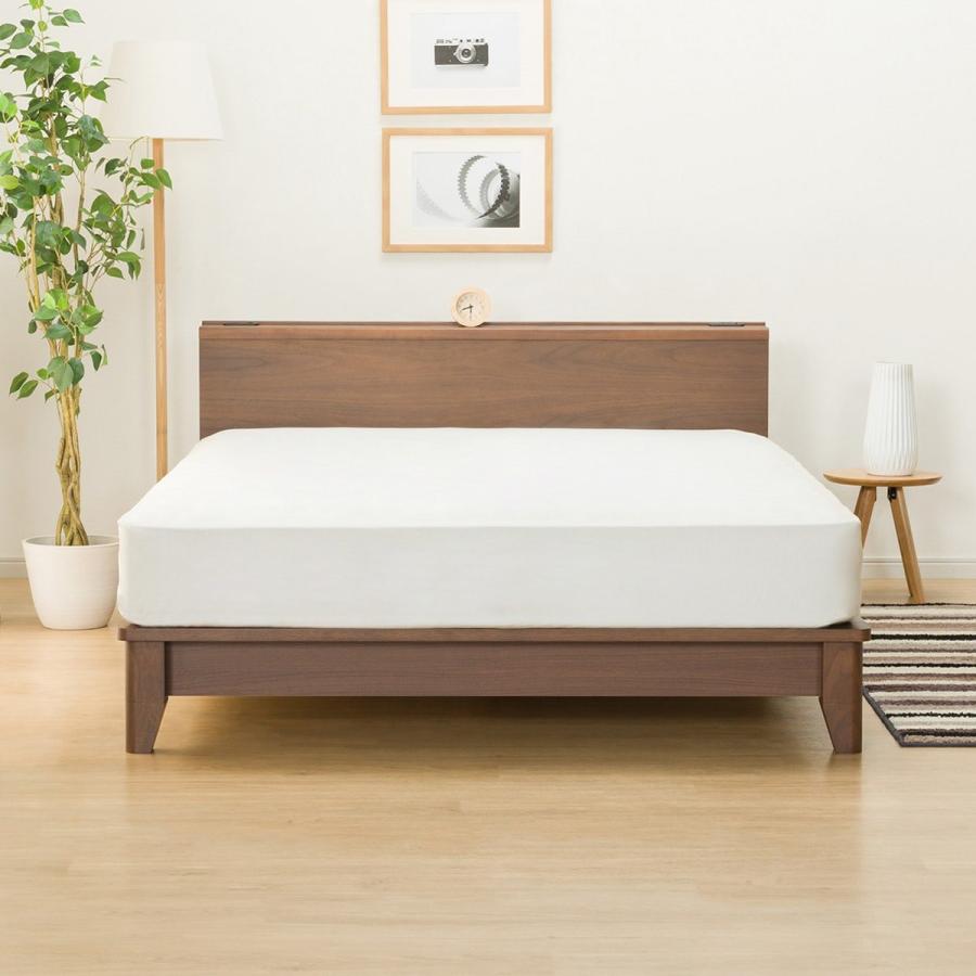 ニトリ ベッド ダブルすのこベッドフレーム(ロデリックUPL MBR