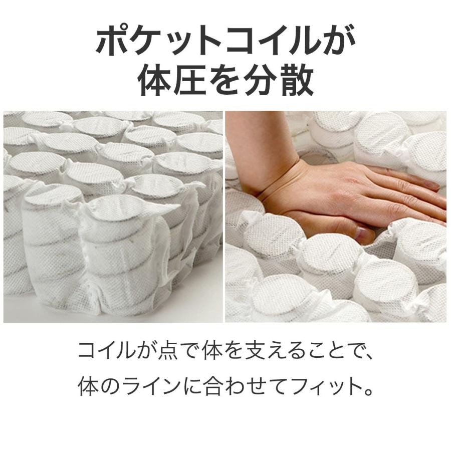 Nスリープ マットレス ポケットコイル ダブル マットレス(N