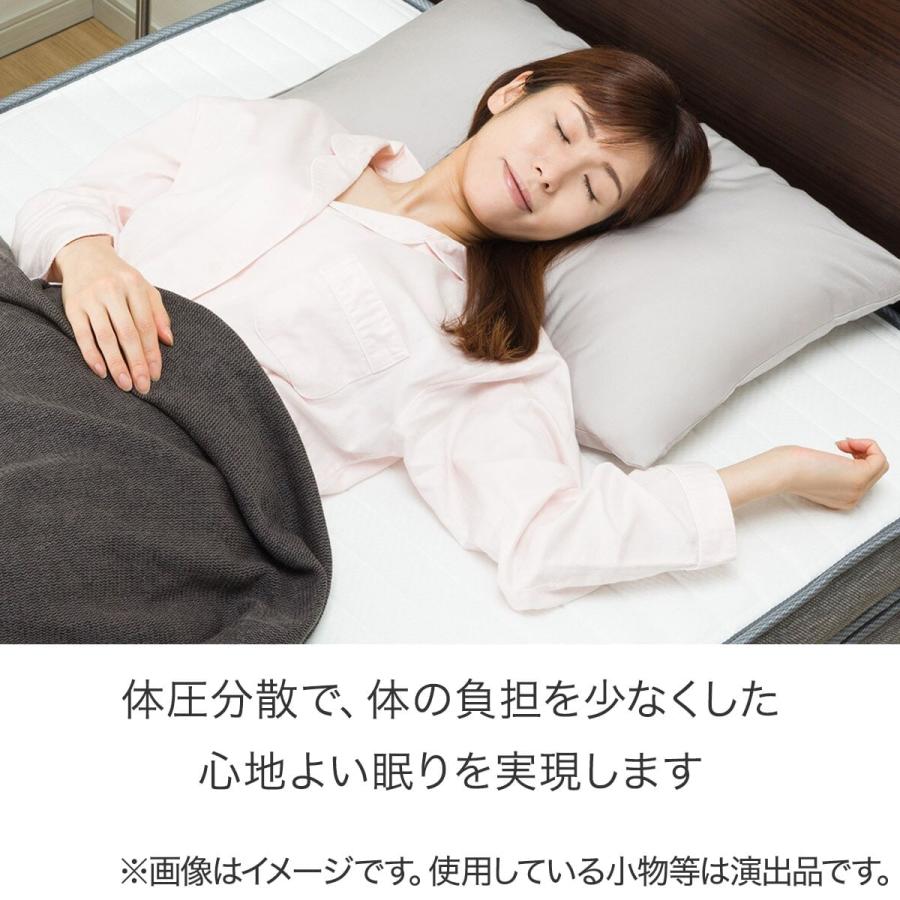 ニトリ ダブルマットレス(NスリープハードH1-02CR VB) : ニトリ