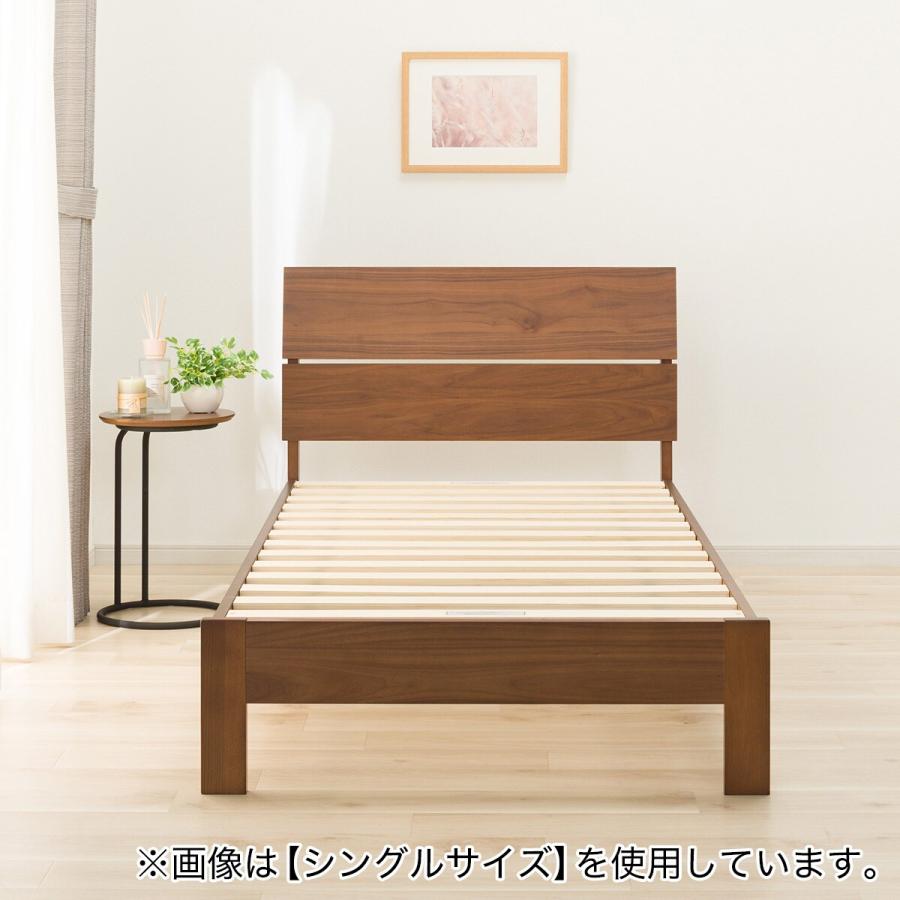 ニトリ　すのこ　ダブルベッド ニトリ ベッド すのこダブルベッドフレーム(BN-002 MBR