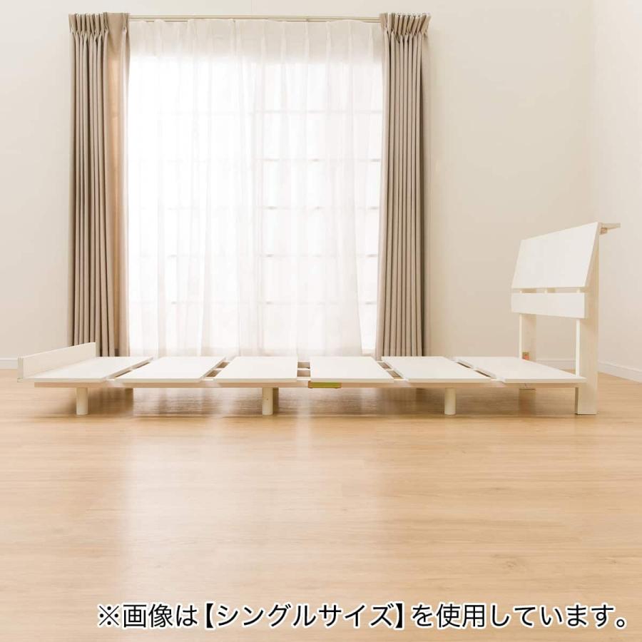 ニトリ（NITORI） コンセント付きダブルベッドフレーム(BN-002 WW