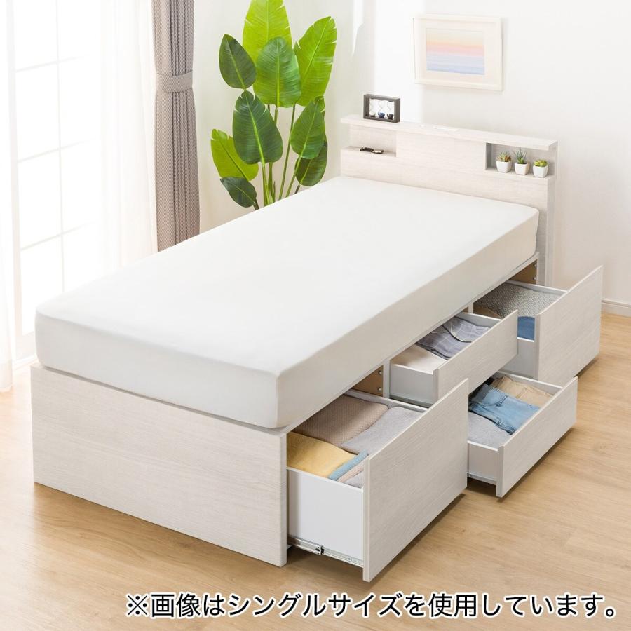 ベッド すのこダブルベッドフレーム (N-ジオC WW 40M-S) ニトリ  