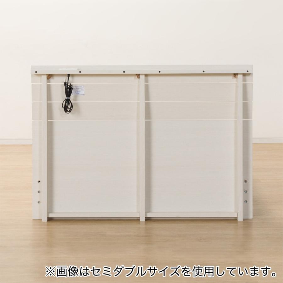 ニトリ（NITORI） ダブルすのこベッドフレーム(EB-001 引出し収納付き