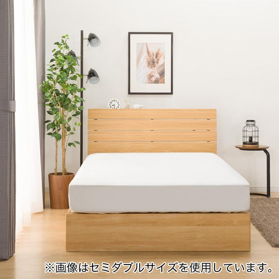 ニトリ ダブルすのこベッドフレーム(EB-001 引出し収納付き LBR ニトリ ダブルすのこベッドフレーム(EB-001 引出し収納付き LBR