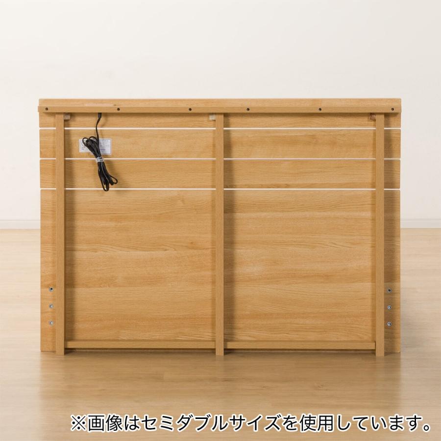 ニトリ ダブルすのこベッドフレーム(EB-001 引出し収納付き LBR ニトリ ダブルすのこベッドフレーム(EB-001 引出し収納付き LBR