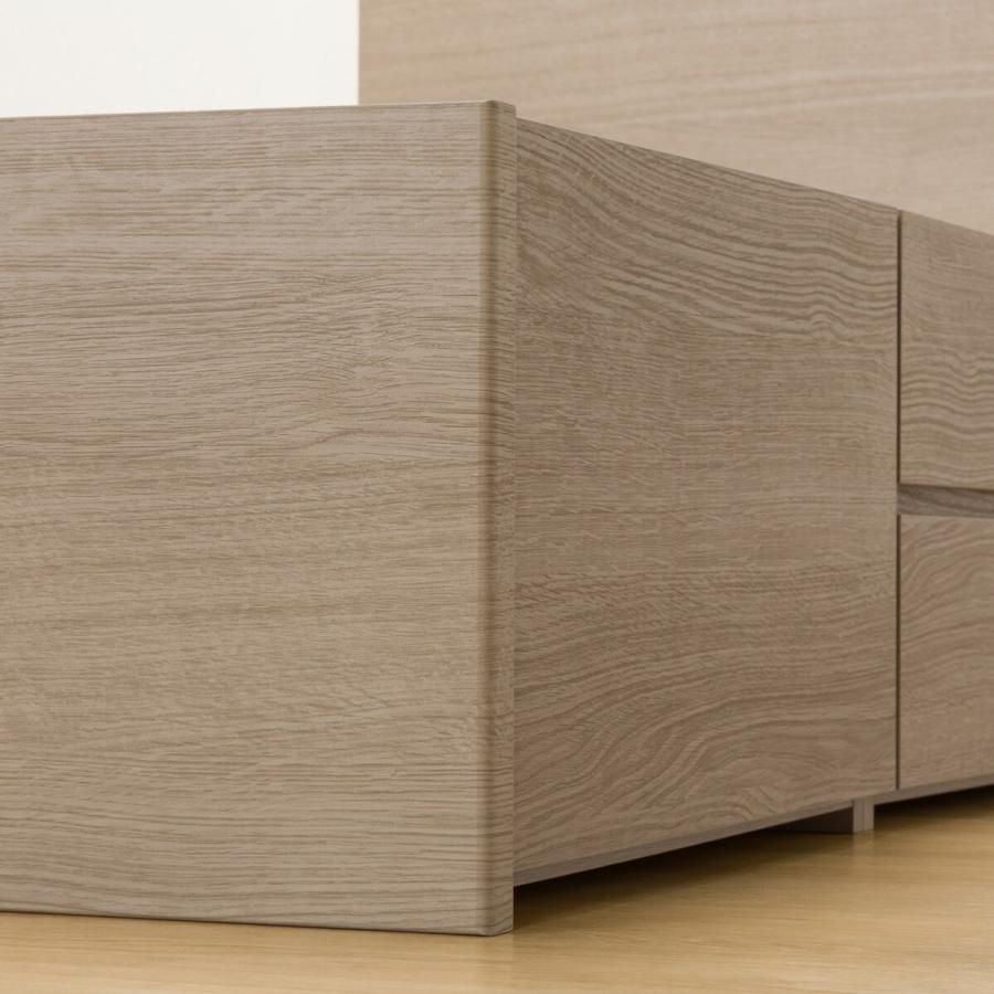 ニトリ（NITORI） ベッド すのこダブルベッドフレーム (N-ジオC GY 40M