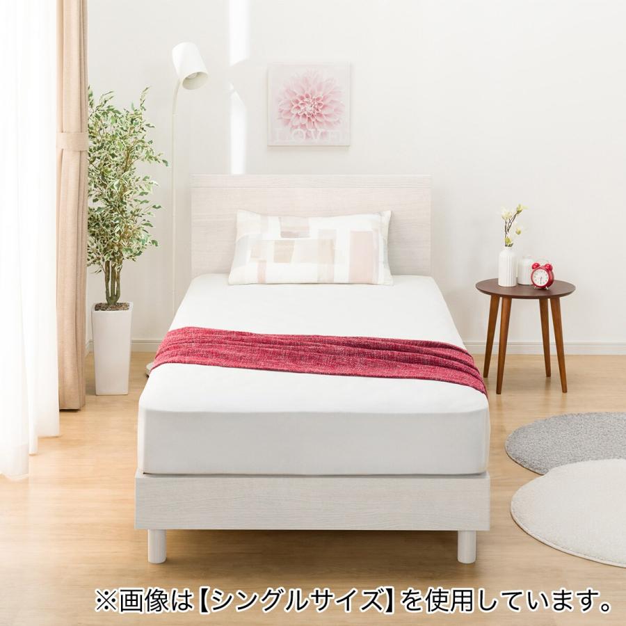 【ニトリ】ダブルベッドフレーム（レッグタイプ） ダブルベッドフレーム(NS-001 LEG/LOW すのこ GY) | ニトリ