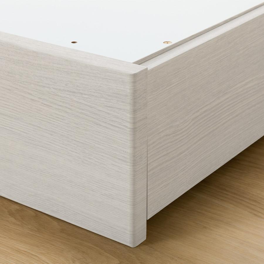 ニトリ（NITORI） ダブル 収納付きベッドフレーム(NS-001 浅型/床板 WW