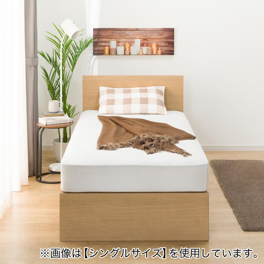 カタさん専用]ニトリ ダブルベッド フレーム マットレス カタ
