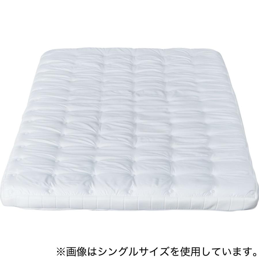 ノーブランド　ダブルマットレス　ダメージ酷め ニトリ マットレス ダブルマットレストッパー(TP-002 MC