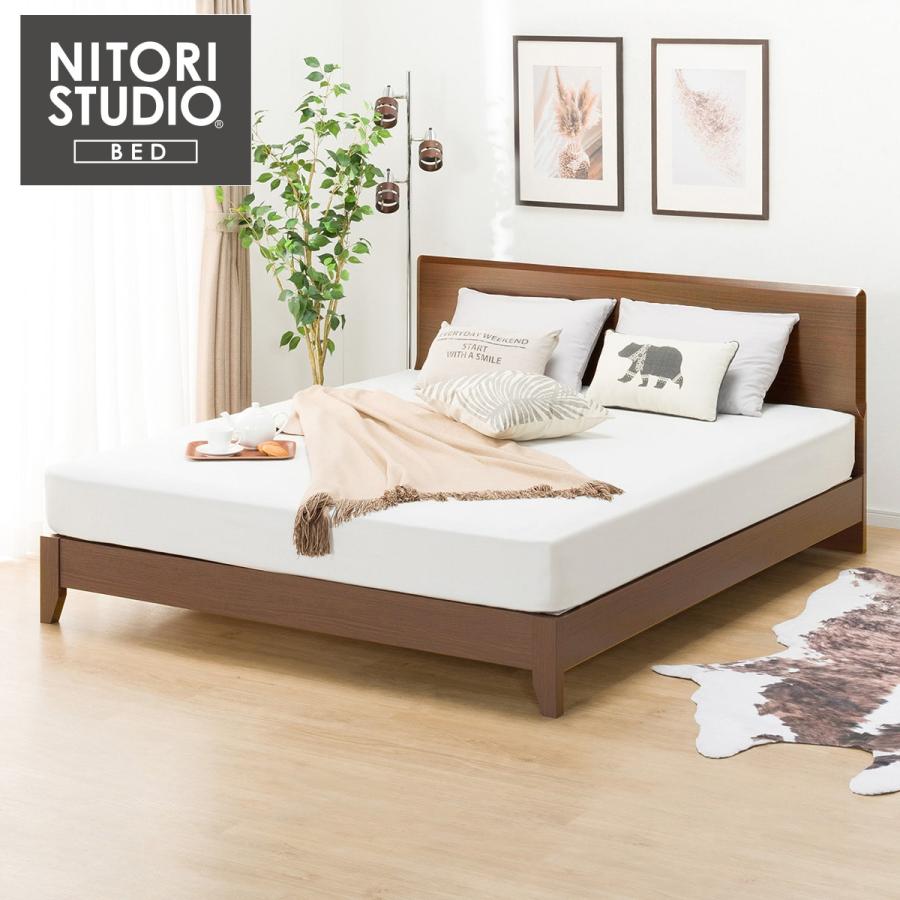 ベッドフレーム クイーン スッキリヘッドボードのクイーンフレーム メリッサ3 H85mbr Leg ニトリ 配送員設置 5年保証 ニトリ Yahoo 店 通販 Yahoo ショッピング