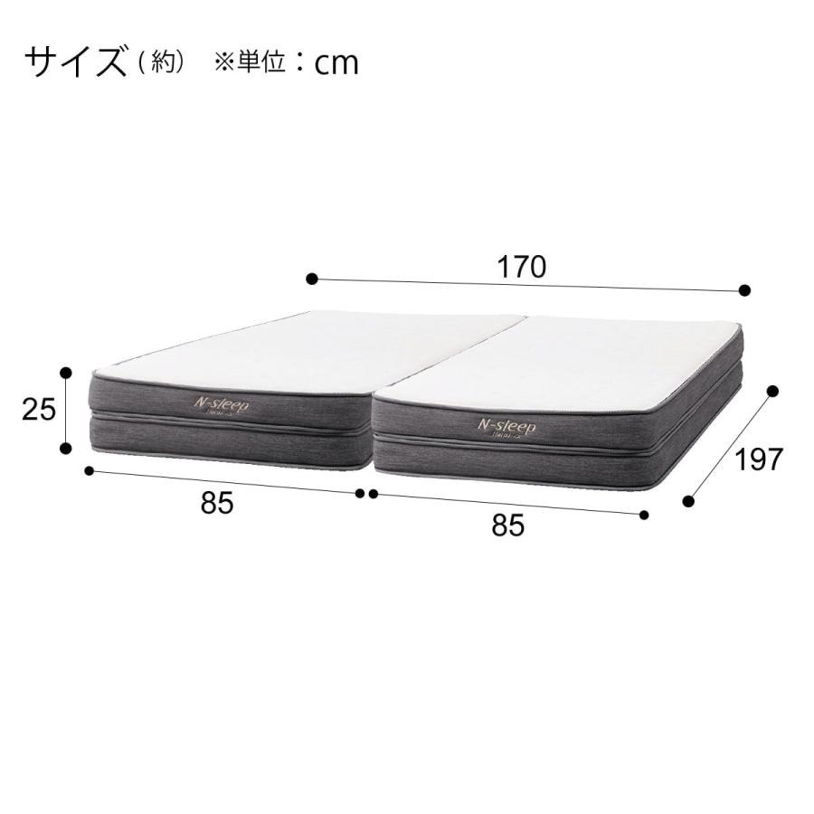 ニトリ Nスリープハード(H1-02CR VH) セミダブルマットレス