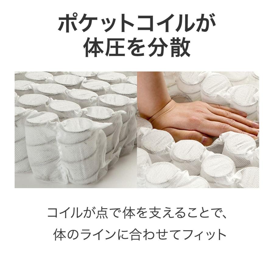 【美品 お得 送料込】NITORI シングル ポケットコイルマットレス ニトリ マットレス シングル ポケットコイルマットレス (N