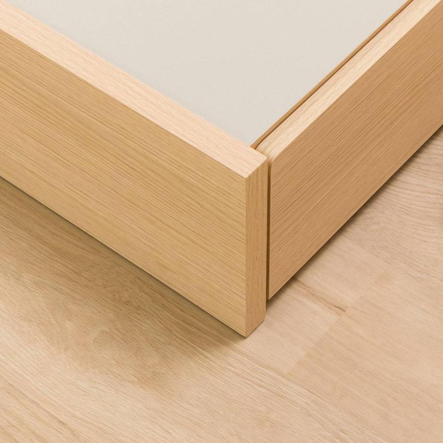 匿名配送 クイーン ベッドフレーム(グラン 引出し収納付き/NA) ニトリ 【WS8140774529】(29211円)