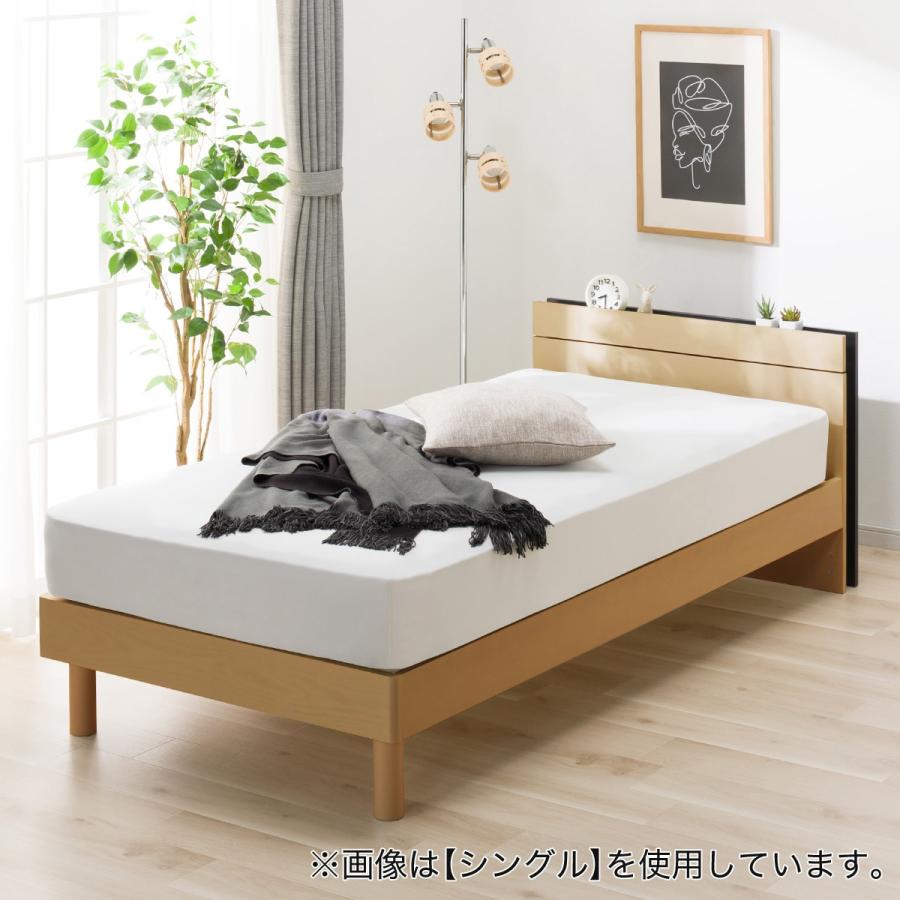 ニトリ（NITORI） すのこクイーンベッドフレーム(MF-301 LBR) : ニトリ