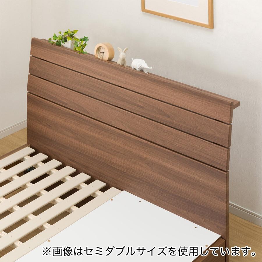 ニトリ クイーンすのこベッドフレーム(EB-001 引出し収納付き MBR DR