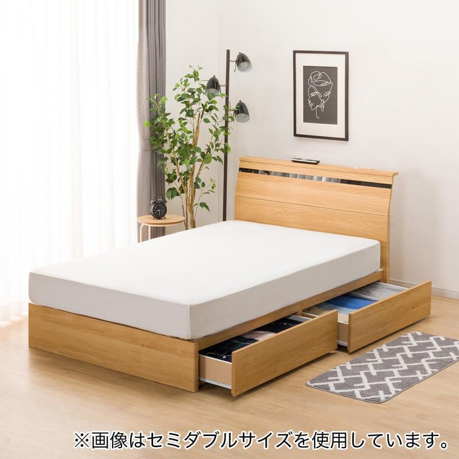 ニトリ クイーンすのこベッドフレーム(EB-002 引出し収納付き
