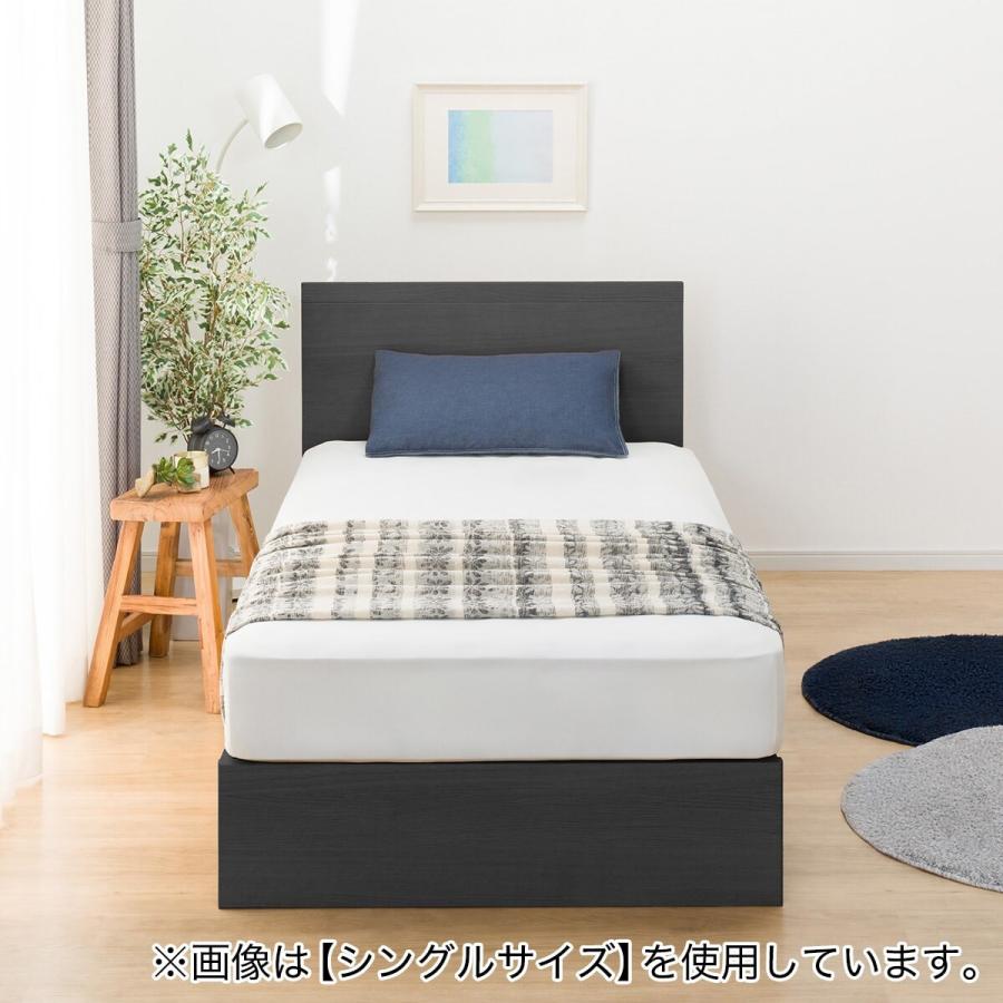 ニトリ クイーンベッドフレーム(NS-001 浅型/BK) : ニトリ Yahoo!店