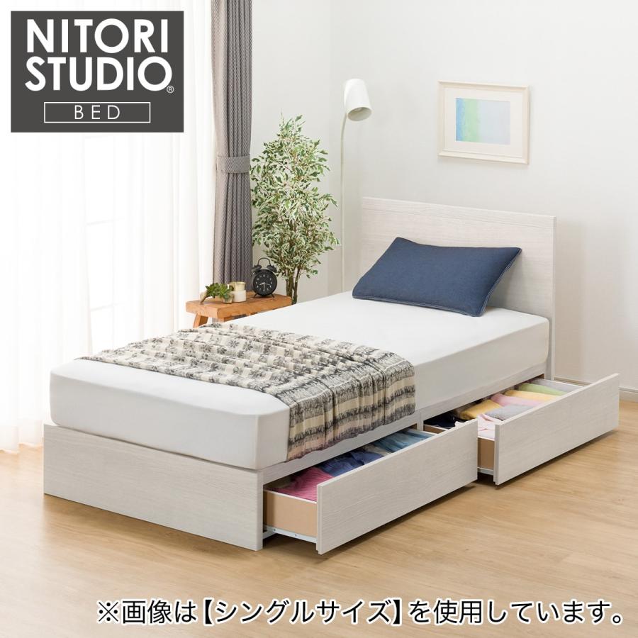 ニトリ クイーンベッド Nスリーププレミアム＆収納つきベッドフレーム