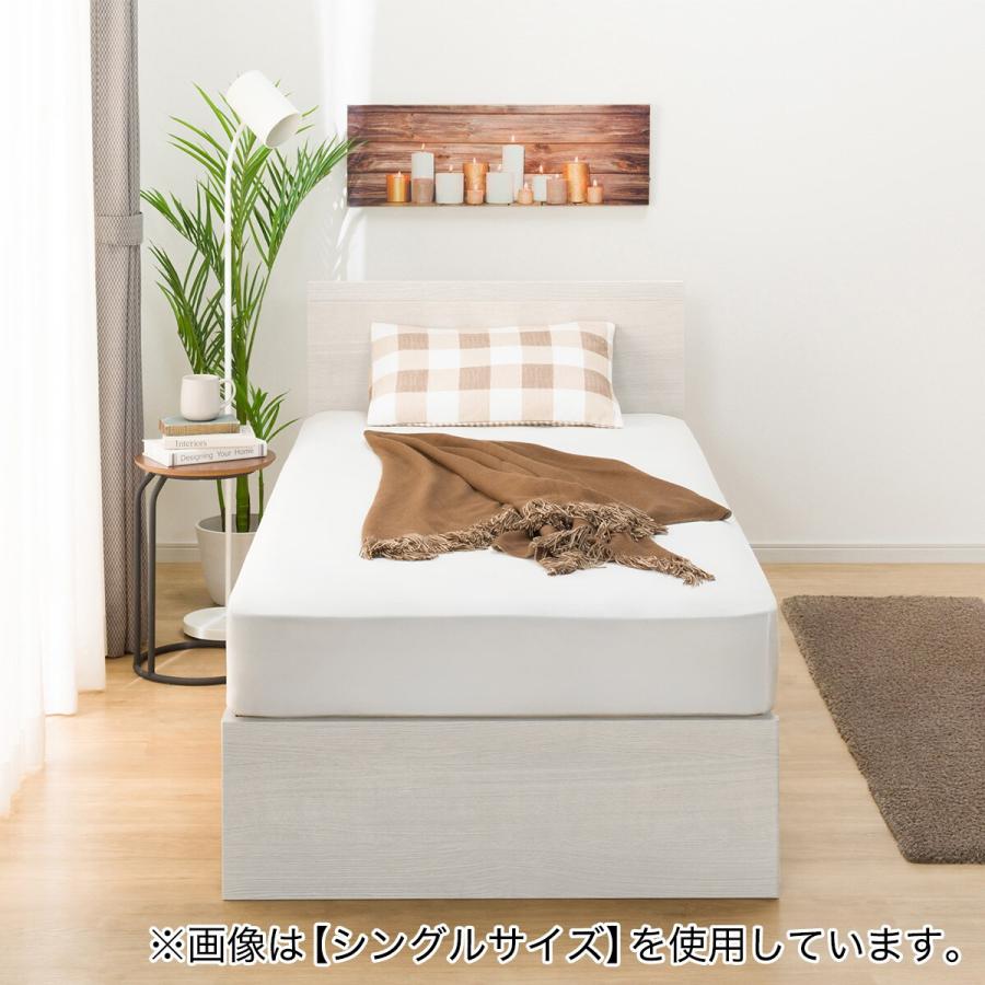 クイーンベッド　フレーム　収納付き　ニトリ クイーン 収納付きベッドフレーム(NS-001 深型/すのこ GY) | ニトリ