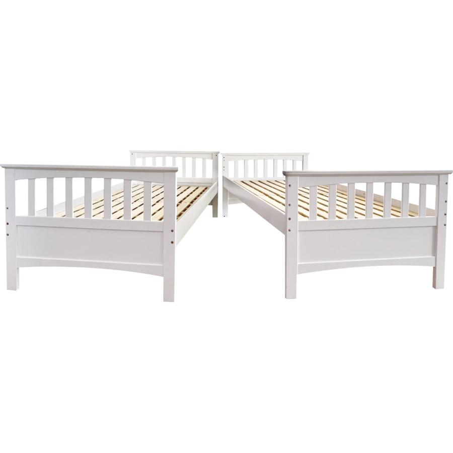 ニトリ ベッド 2段ベッド +エキストラベッドセット(KN01 WH) 二 ニトリ ベッド 2段ベッド +エキストラベッドセット(KN01 WH) 二