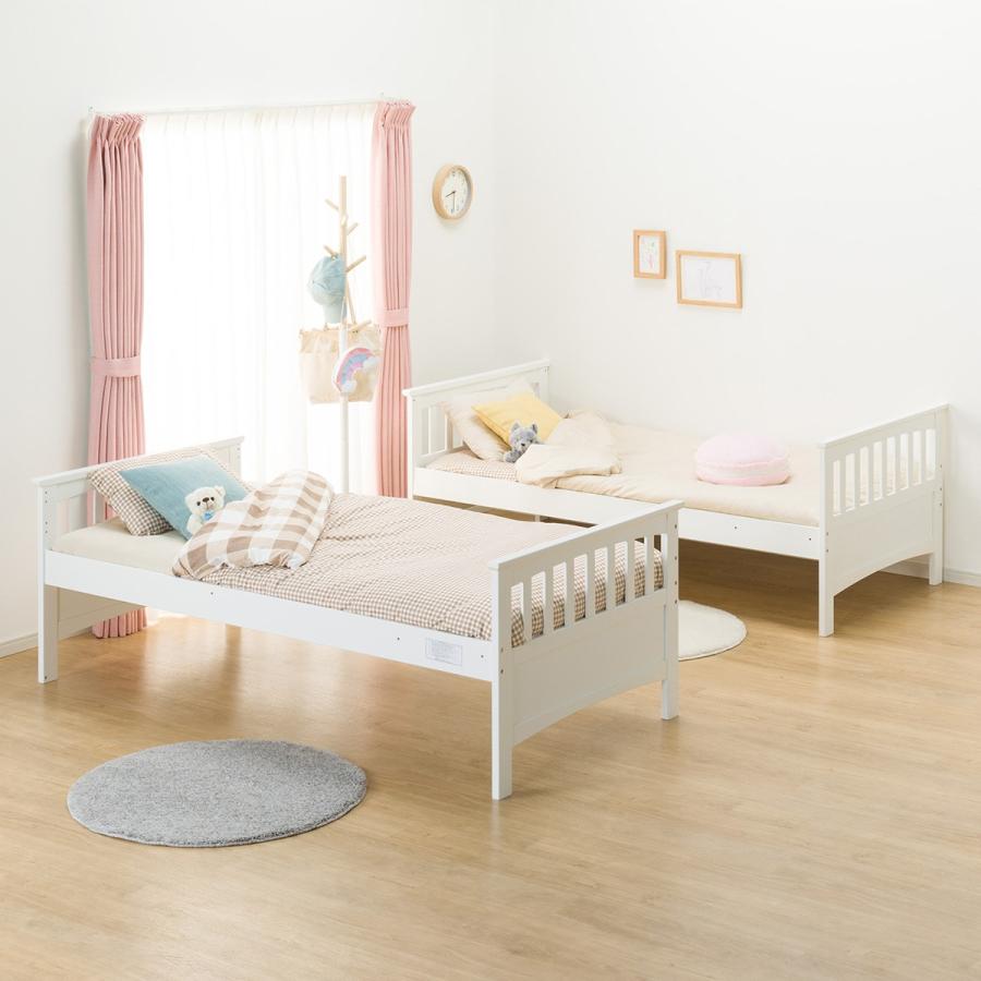 値下げ】【美品】ニトリのシングルベッド2台マットレス付き