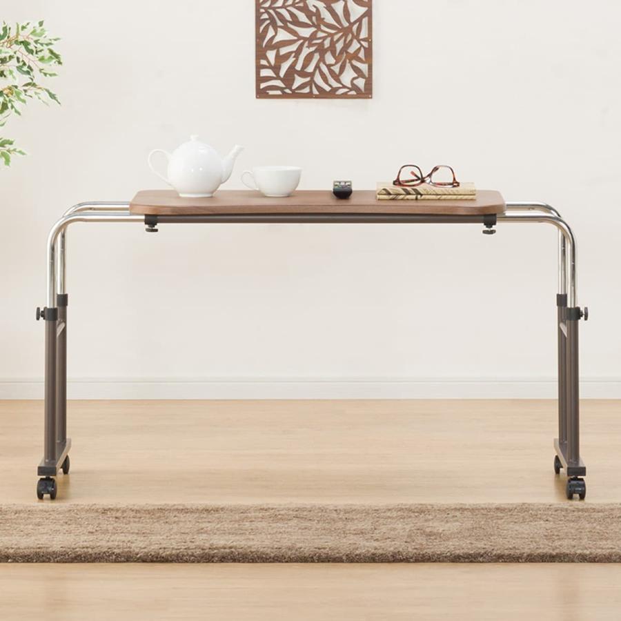 ニトリ（NITORI） 幅124cm シングルベッド用テーブル サイドテーブル