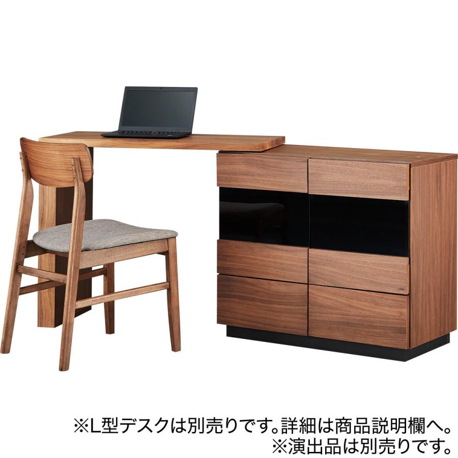 ニトリ サイドボード(ハヅキ2 80MBR) キャビネット ミドルボード