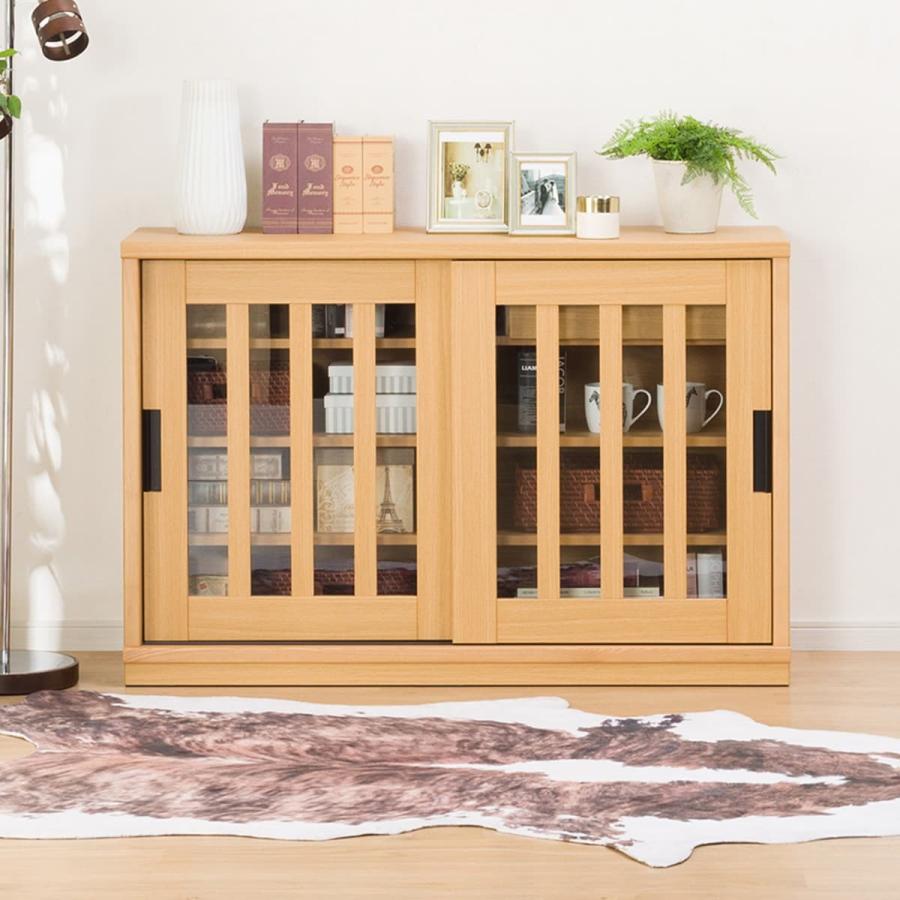 ニトリ（NITORI） サイドボード(アカツキ 120 NA) キャビネット ミドル