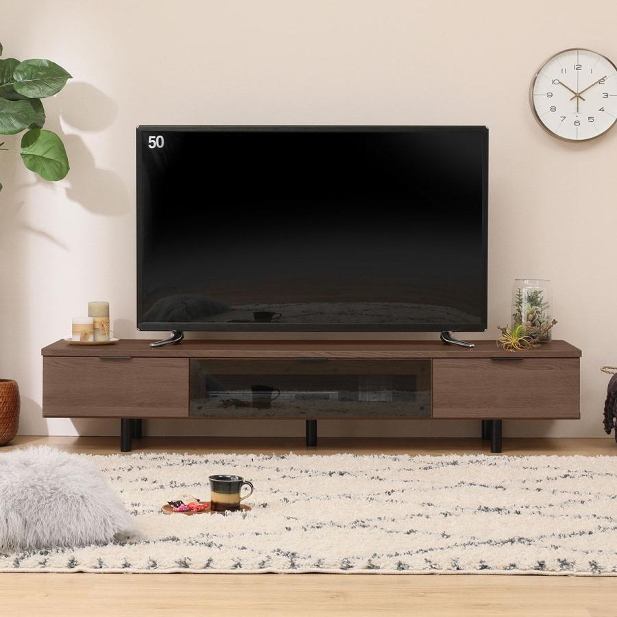 ニトリ ローボードエトナ テレビ台 ミドルブラウン - テレビ台 ニトリ ローボードエトナ テレビ台 ミドルブラウン - テレビ台