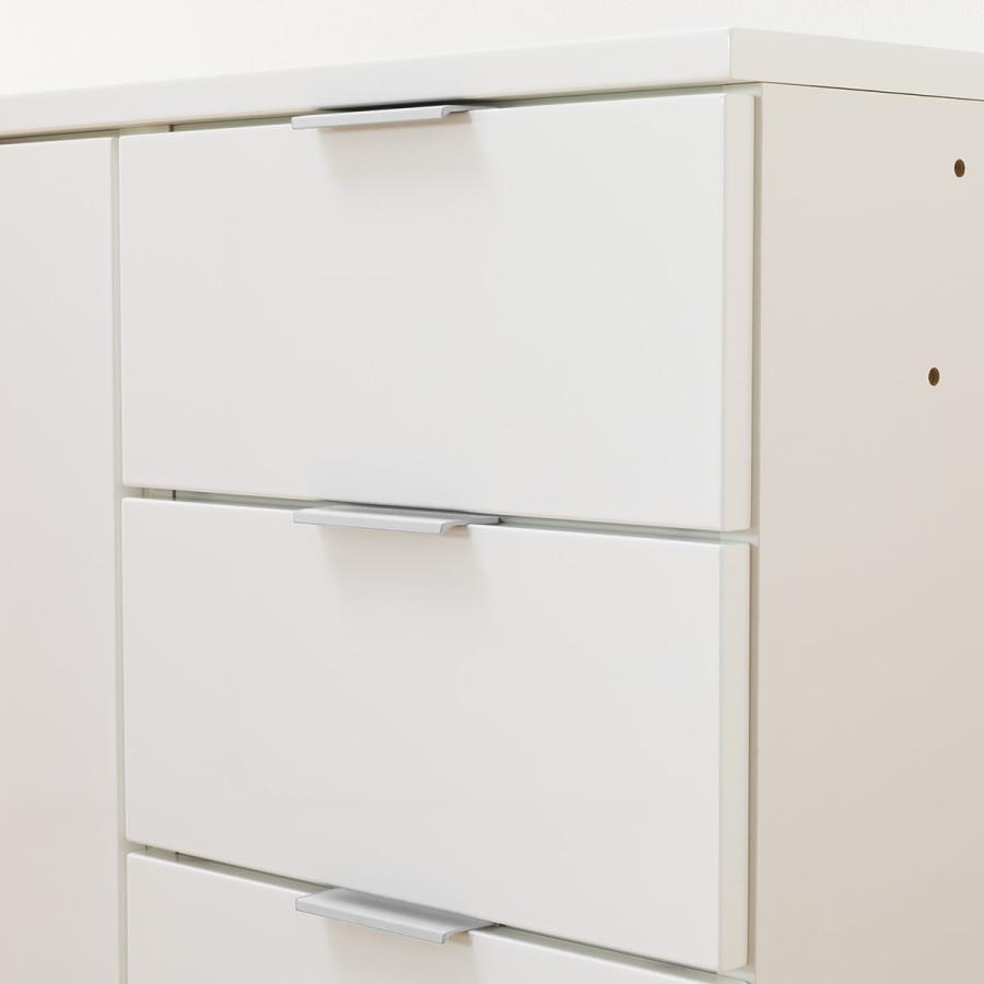 ニトリ（NITORI） サイドボード(エトナ120SBR WH/SI) リビング収納