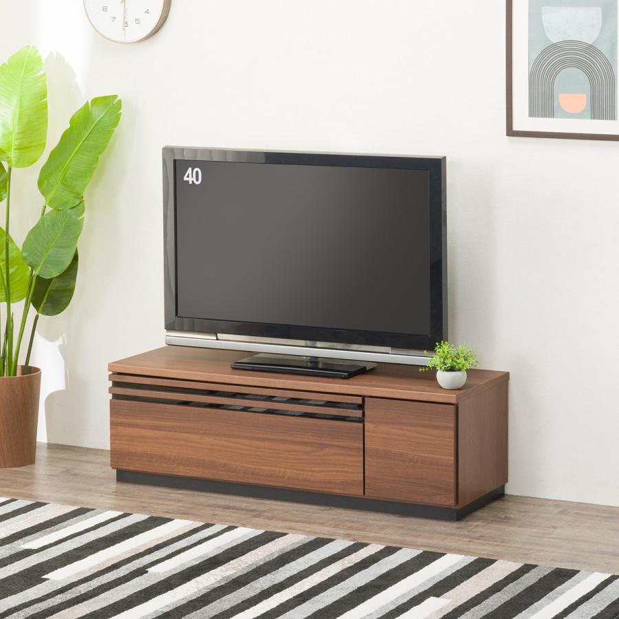 とも ニトリ テレビ台 (ローボードレッタ120cm) ミドルブラウン