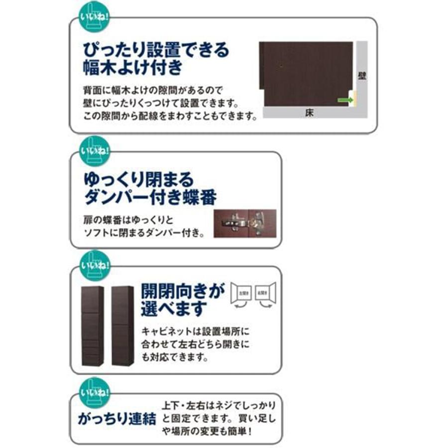ニトリ（NITORI） 壁面ユニットキャビネット(ウォーレン 40-2D NA