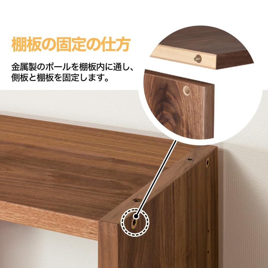 ニトリ コネクトシリーズ オープンシェルフ TVボード ウォールナット 楽天市場】[幅166cm] 壁面ユニット (TVボード コネクト165-4