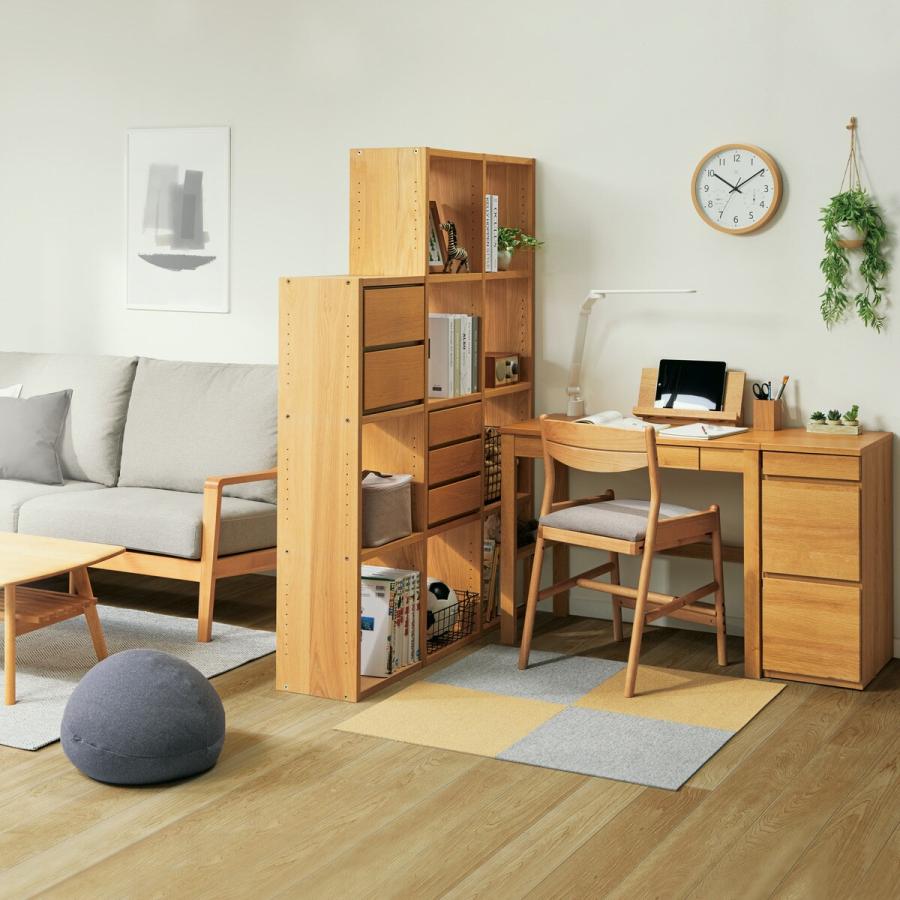 ニトリ 壁面ユニット(追加パーツコネクト 引出し3段 BOX LBR ニトリ 壁面ユニット(追加パーツコネクト 引出し3段 BOX LBR