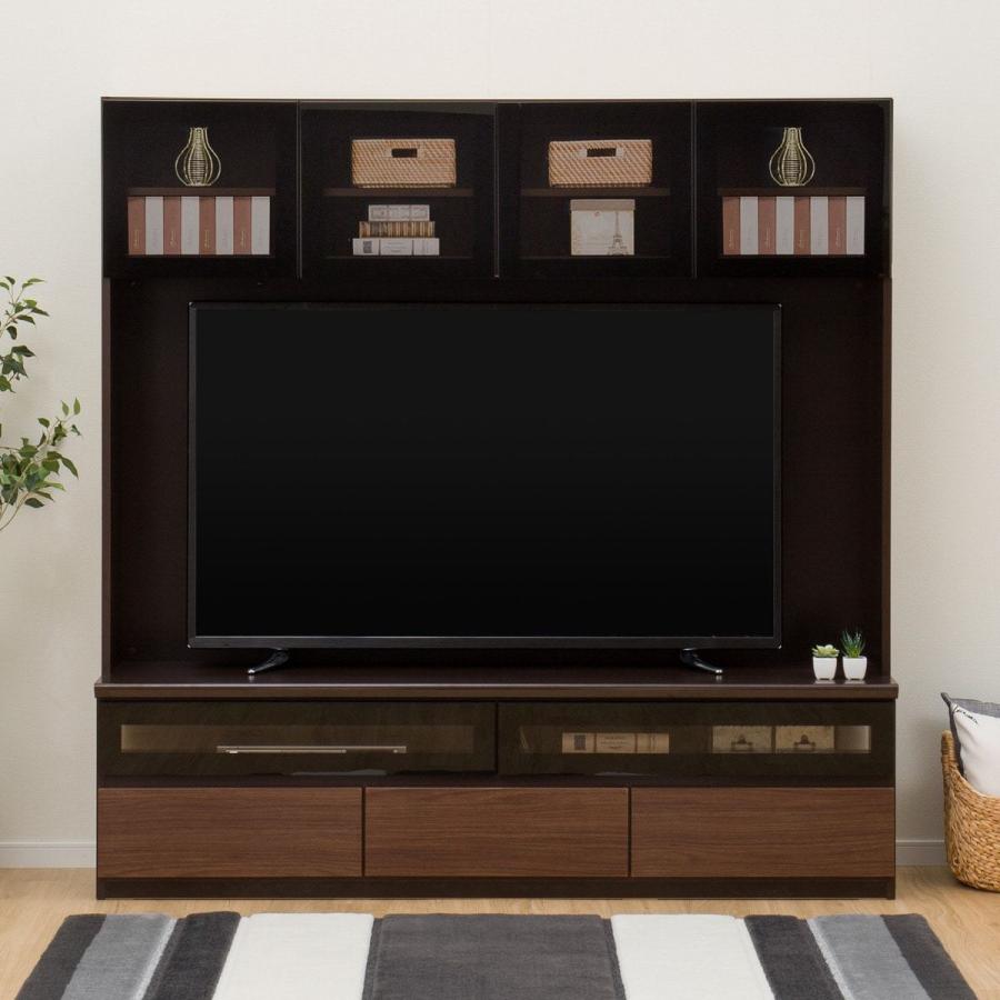 ニトリ　木目調テレビ台 2段 ニトリ 幅180 TVボード(シュレム2 180MBR板戸) テレビ台 テレビ