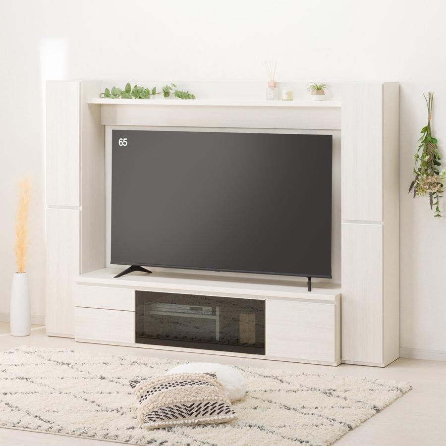 定価40000円以上！　ニトリ　テレビボード　ホワイト ニトリ テレビ台 鏡面 ホワイト テレビボード 壁面収納 白