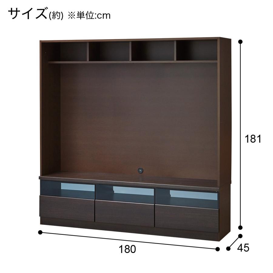 ニトリ テレビボード(Nウォーレン 180セット DBR) : ニトリ ニトリ テレビボード(Nウォーレン 180セット DBR) : ニトリ