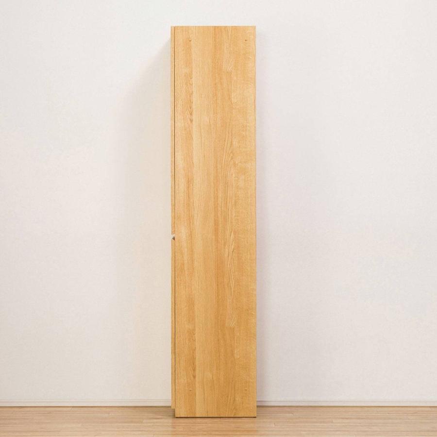 美しい光沢の壁面収納シリーズ キャビネット(ポルテ 40DD-L LBR  