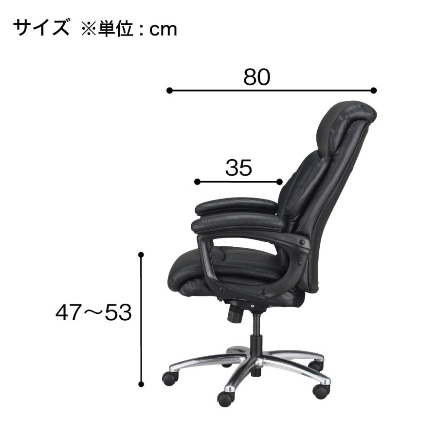 ニトリ オフィスチェア(BIZ コーリン 本革 BK) ワークチェア ニトリ オフィスチェア(BIZ コーリン 本革 BK) ワークチェア