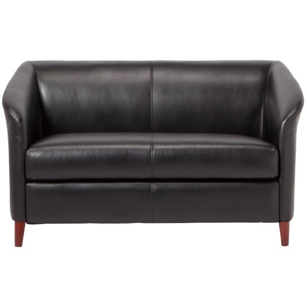 ニトリソファー ニトリ（NITORI） 2人掛け合皮ソファ(アビー LS925B BK)ニトリ