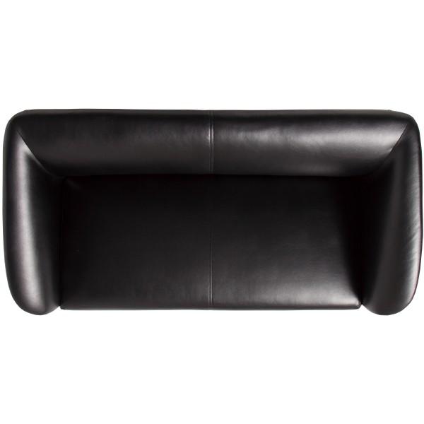 ニトリ（NITORI） 2人掛け合皮ソファ(アビー LS925B BK)ニトリ