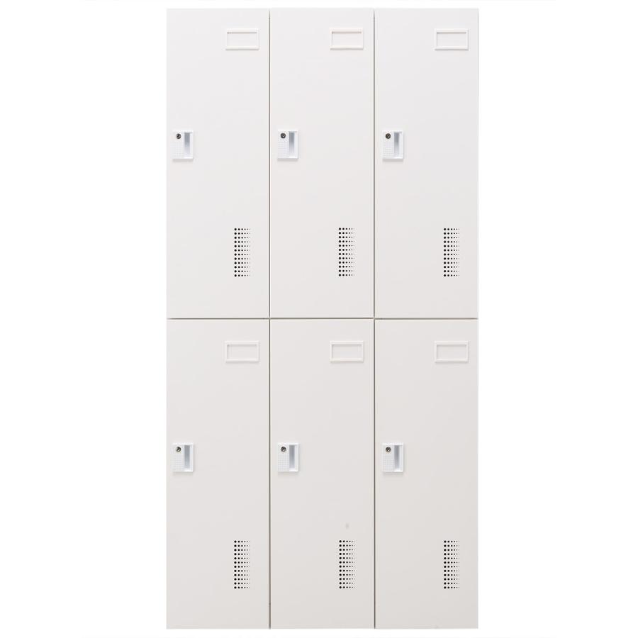 ニトリ（NITORI） 6人用スチールロッカー アウトセットタイプ(6P TSYG
