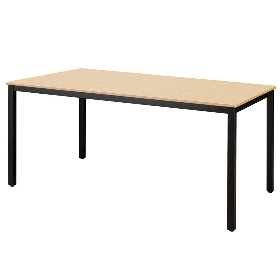 ニトリ（NITORI） ミーティングテーブル(NT-15075 NT1-2 OAK/BK