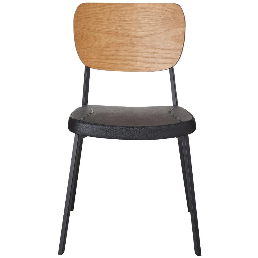 ニトリ スチール脚チェア(B999C45 OAK) ダイニングチェア