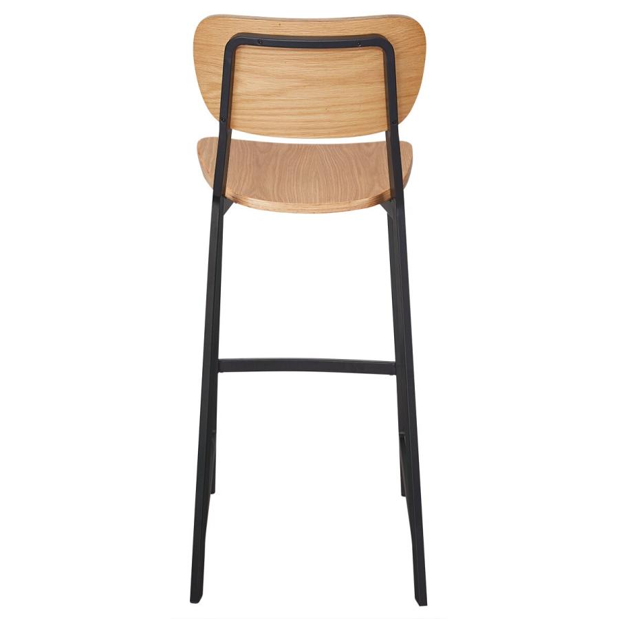 ニトリ（NITORI） スチール脚バーチェア(B99972 OAK) カウンターチェア