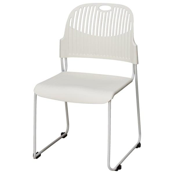 ニトリ（NITORI） ミーティングチェア(HT-3133-1 WH)ニトリ : ニトリ